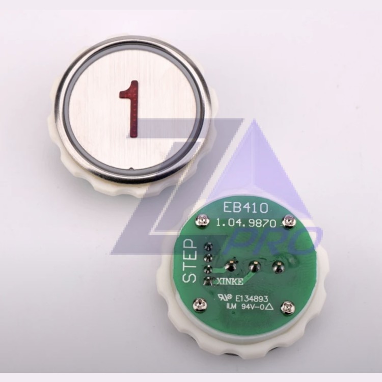 Модуль кнопочный "1" EB410 Step LiftMaterial